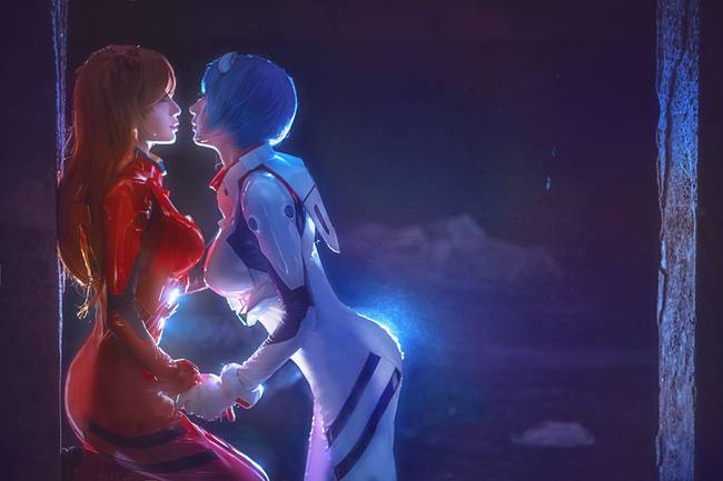 Cosplay福利/新世纪福音战士 明日香 凌波丽 Cn:桃昔