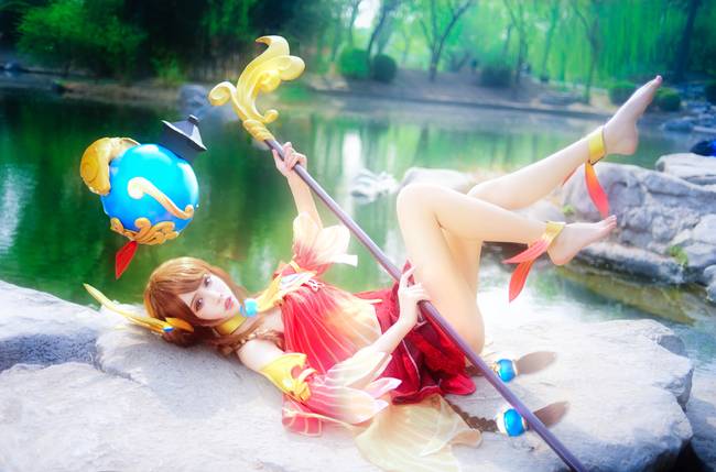 Cosplay福利/王者荣耀 大乔cosplay Cn:桃昔