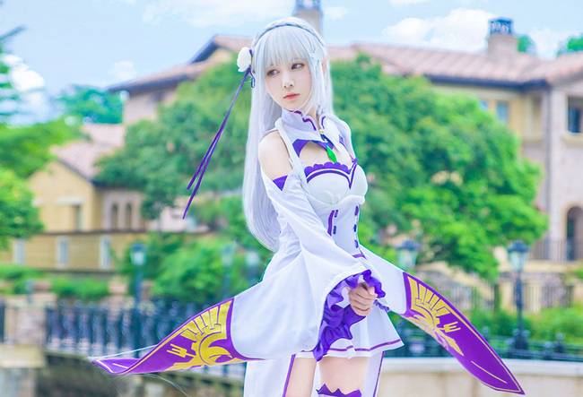 Cosplay福利/艾米莉娅cosplay Cn:矮乐多Aliga