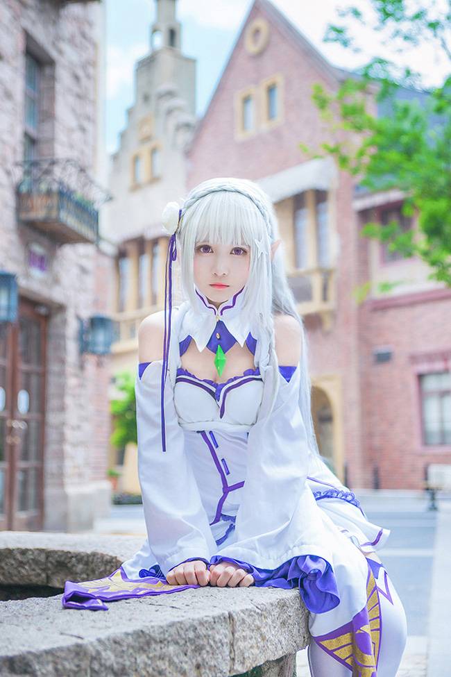 Cosplay福利/艾米莉娅cosplay Cn:矮乐多Aliga