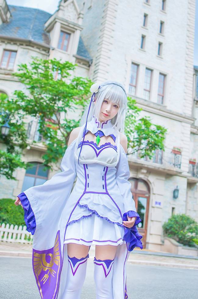 Cosplay福利/艾米莉娅cosplay Cn:矮乐多Aliga