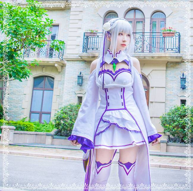 Cosplay福利/艾米莉娅cosplay Cn:矮乐多Aliga