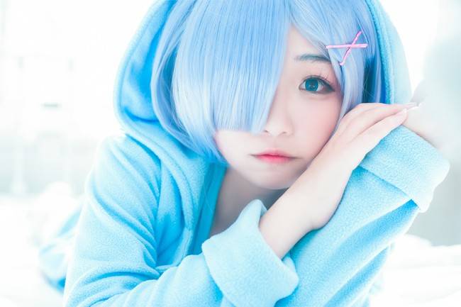 Cosplay福利/白丝过膝袜 绝对领域 雷姆