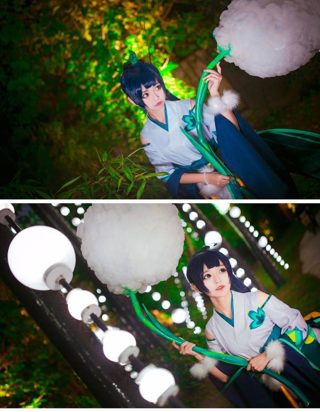 Cosplay福利/阴阳师 角色:萤草 Cn:奶文文