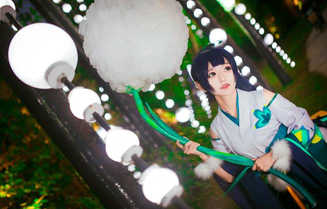 Cosplay福利/阴阳师 角色:萤草 Cn:奶文文