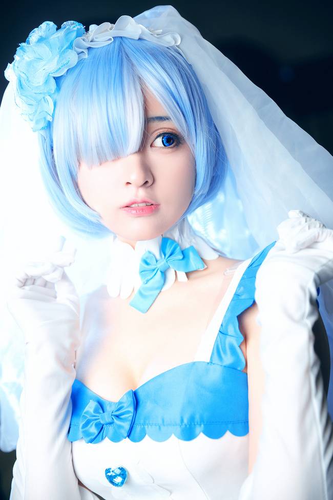 Cosplay福利/蕾姆 婚纱照 Cn:溢灯灯