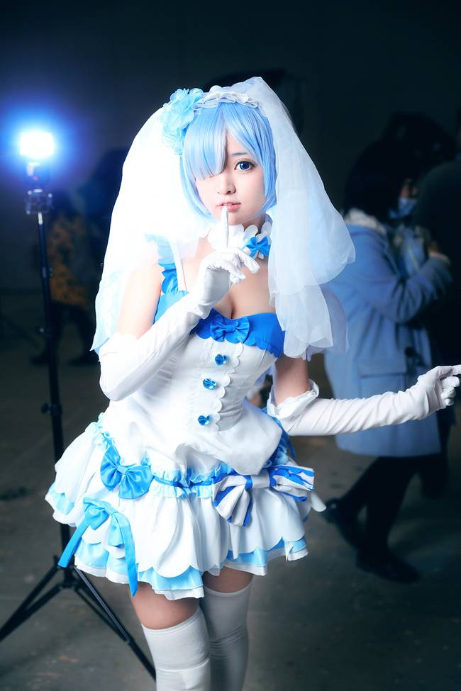 Cosplay福利/蕾姆 婚纱照 Cn:溢灯灯