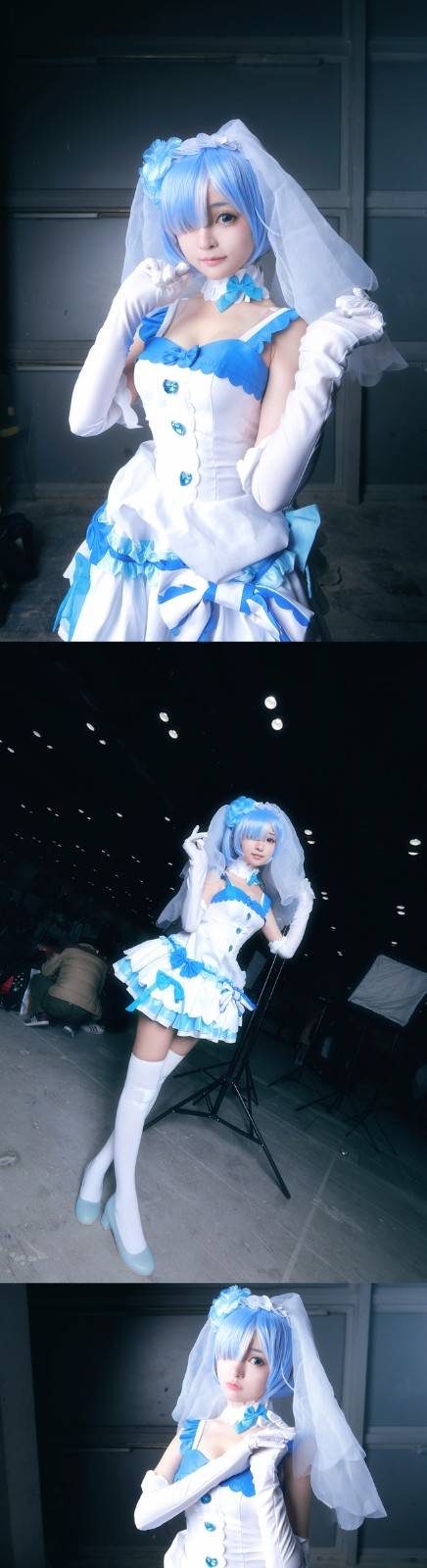 Cosplay福利/蕾姆 婚纱照 Cn:溢灯灯