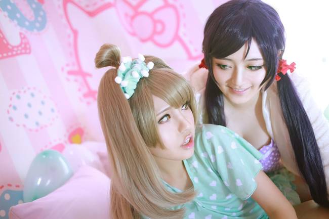 Cosplay福利/南小鸟 东条希 睡衣cosplay