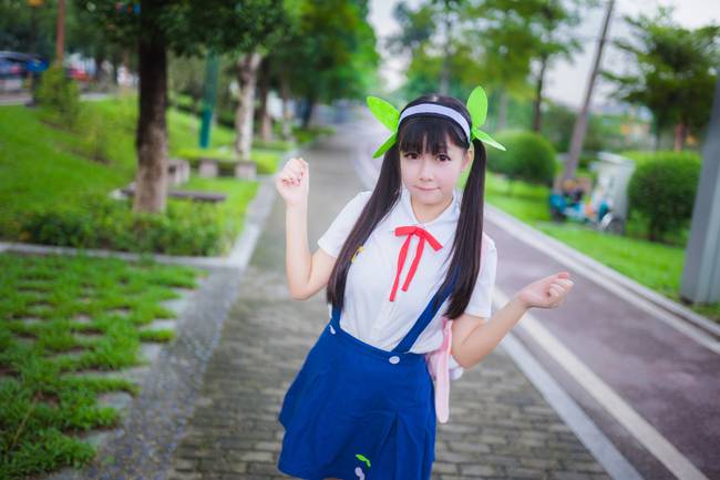 Cosplay福利/物语系列 角色:八九寺真宵 Cn:鬼畜猫w-