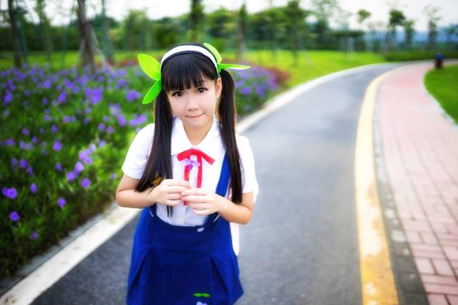 Cosplay福利/物语系列 角色:八九寺真宵 Cn:鬼畜猫w-