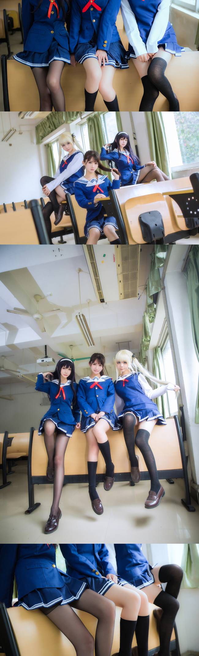 Cosplay福利/《路人女主的养成方法》第二季校服正片