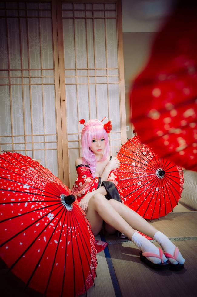 Cosplay福利/VOCALOID 角色:巡音流歌 Cn:沫茉Moooooo