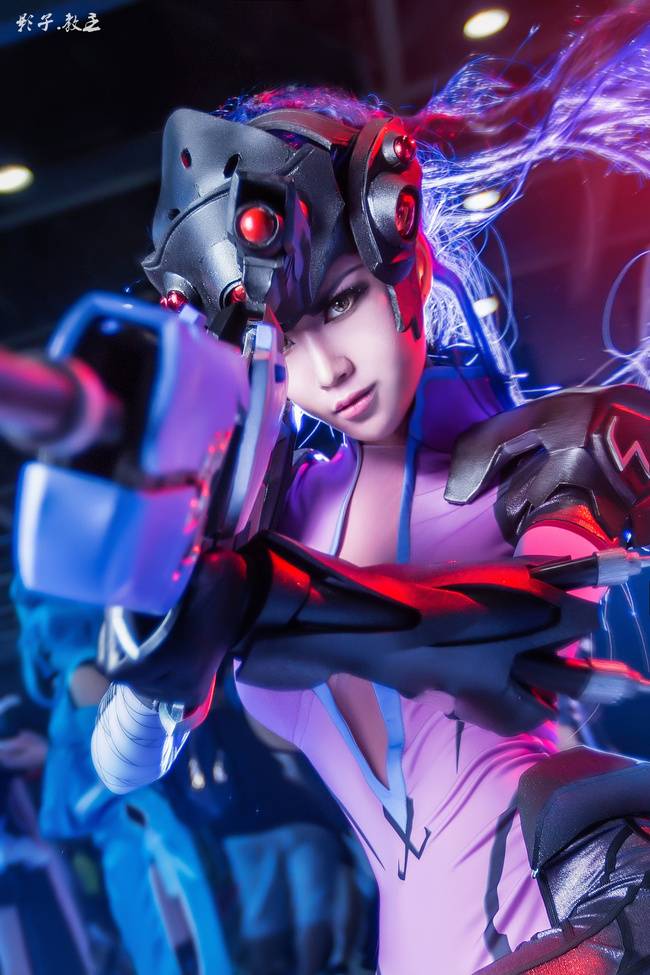 Cosplay福利/守望先锋 黑百合 Cn:桃昔