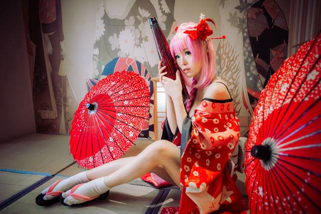 Cosplay福利/VOCALOID 角色:巡音流歌 Cn:沫茉Moooooo