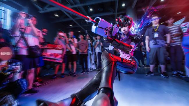 Cosplay福利/守望先锋 黑百合 Cn:桃昔