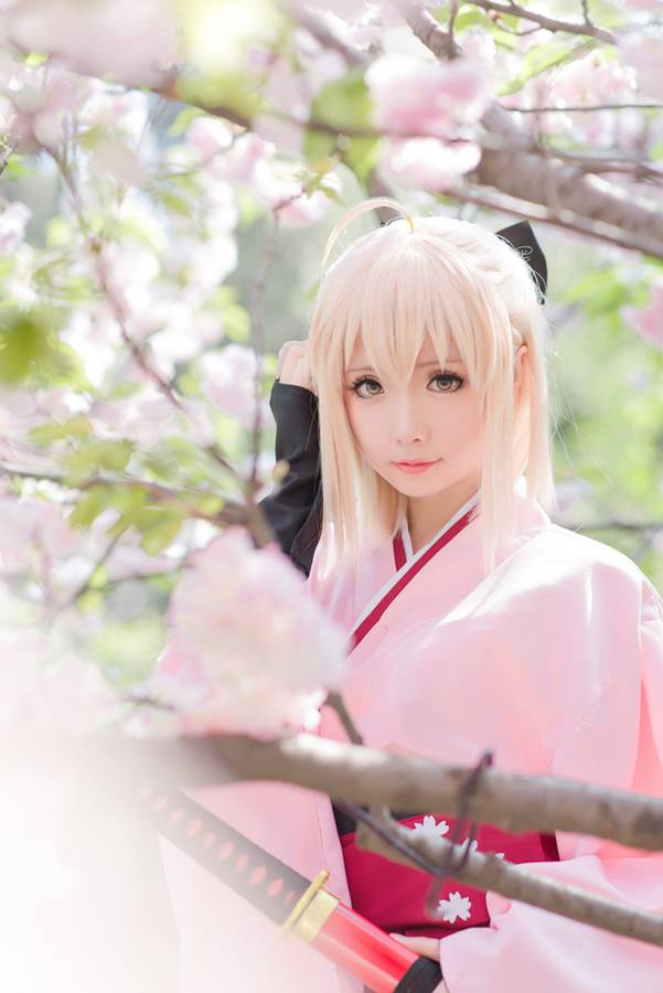 Cosplay福利/桜SABER-冲田总司cosplay Cn:星之迟迟