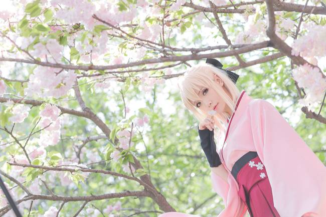 Cosplay福利/桜SABER-冲田总司cosplay Cn:星之迟迟