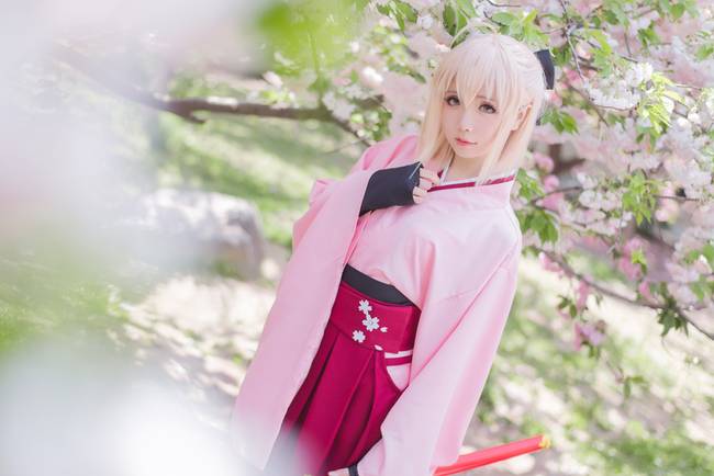 Cosplay福利/桜SABER-冲田总司cosplay Cn:星之迟迟
