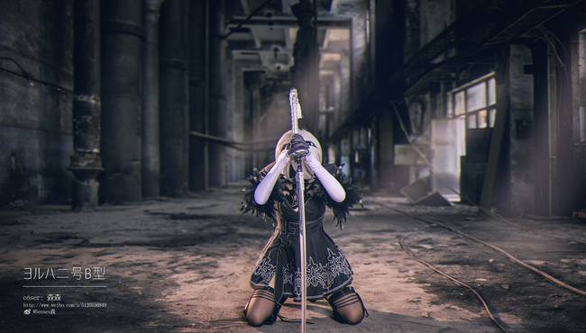 Cosplay福利/尼尔:机械纪元 角色:ヨルハ二号B型 Cn:Senses森