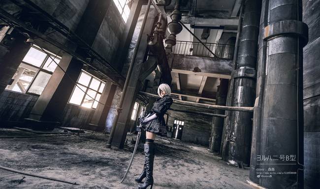 Cosplay福利/尼尔:机械纪元 角色:ヨルハ二号B型 Cn:Senses森