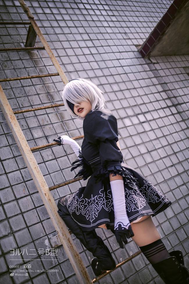 Cosplay福利/尼尔:机械纪元 角色:ヨルハ二号B型 Cn:Senses森