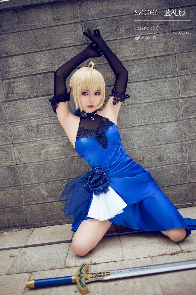 Cosplay福利/Saber阿尔托利亚·潘德拉贡 Cn:Senses森