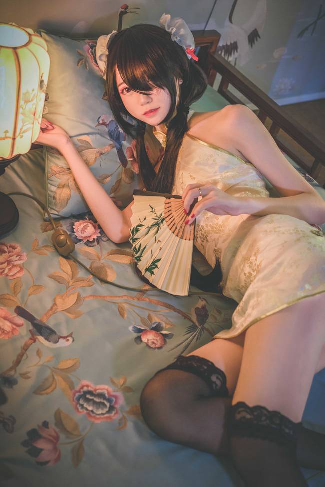 Cosplay福利/绝对领域 旗袍 Cn:然理理