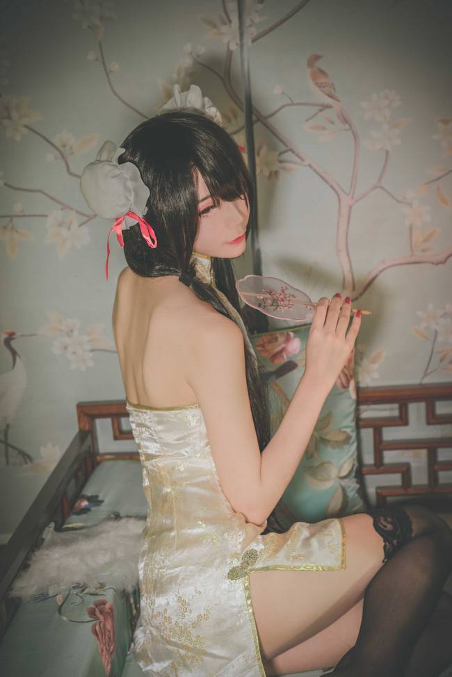Cosplay福利/绝对领域 旗袍 Cn:然理理