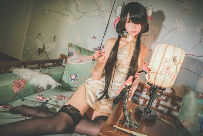 Cosplay福利/绝对领域 旗袍 Cn:然理理