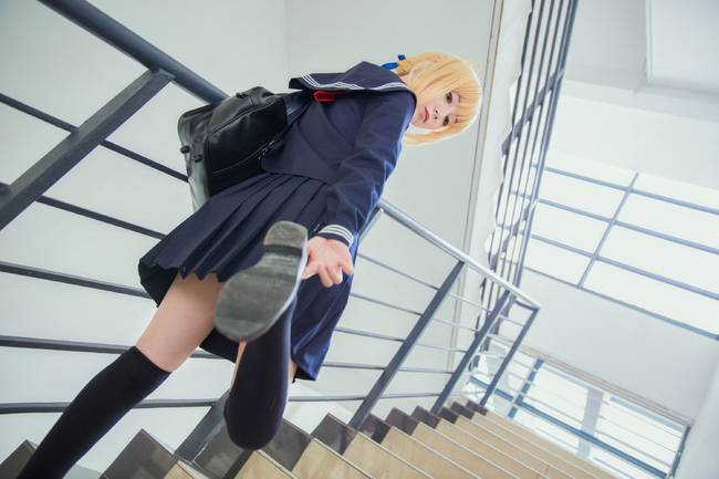 Cosplay福利/Fate/Stay Night 角色:Saber Cn:子楚