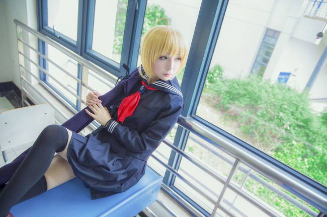 Cosplay福利/Fate/Stay Night 角色:Saber Cn:子楚