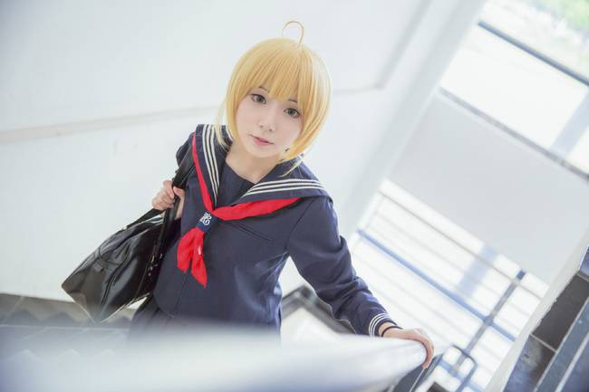 Cosplay福利/Fate/Stay Night 角色:Saber Cn:子楚