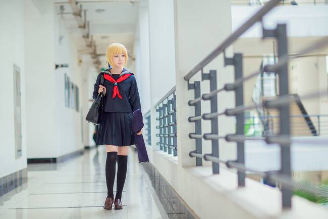 Cosplay福利/Fate/Stay Night 角色:Saber Cn:子楚