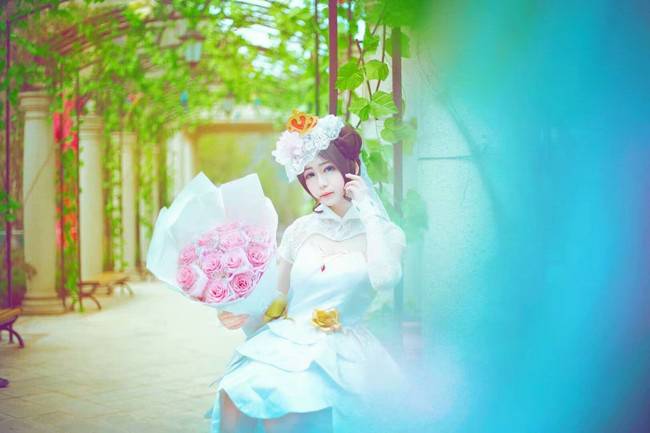 Cosplay福利/王者荣耀 角色:小乔 Cn:白邪