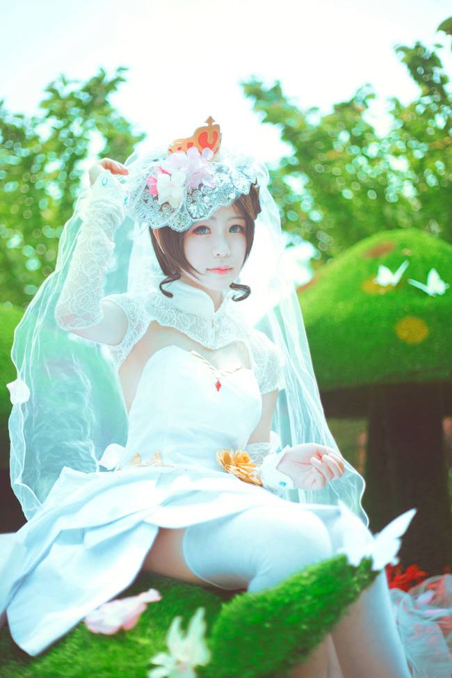 Cosplay福利/王者荣耀 角色:小乔 Cn:白邪