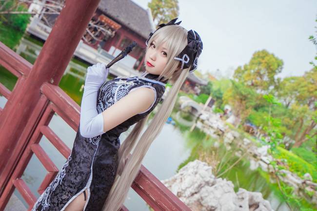 Cosplay福利/穹妹黑旗袍