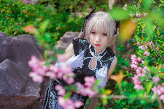 Cosplay福利/穹妹黑旗袍