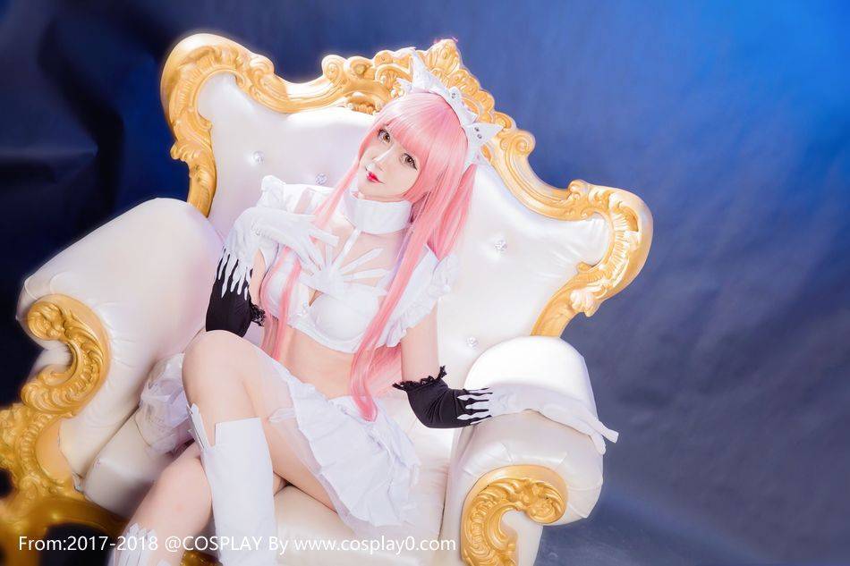 Cosplay福利/斗鱼美女主播伊珞瞳Cosplay梅芙白丝御姐控福利图