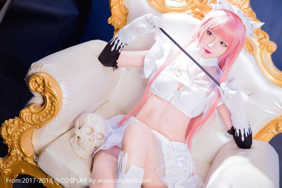 Cosplay福利/斗鱼美女主播伊珞瞳Cosplay梅芙白丝御姐控福利图