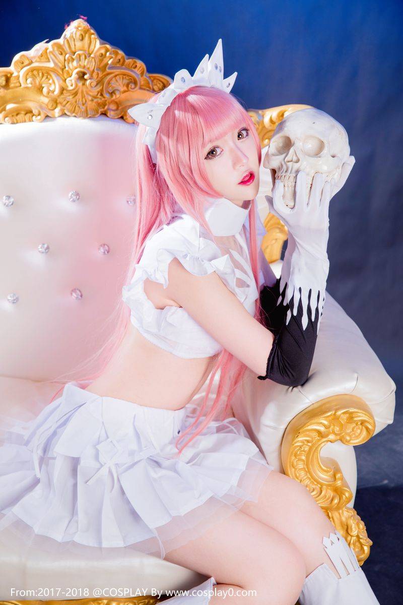 Cosplay福利/斗鱼美女主播伊珞瞳Cosplay梅芙白丝御姐控福利图