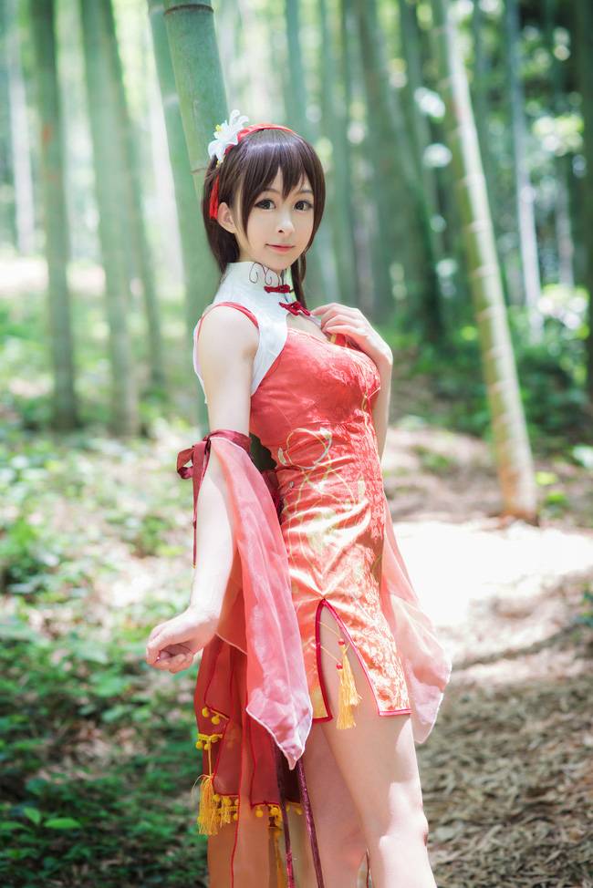 Cosplay福利/VOCALOID 角色:乐正绫 Cn:ECHO丶艾可