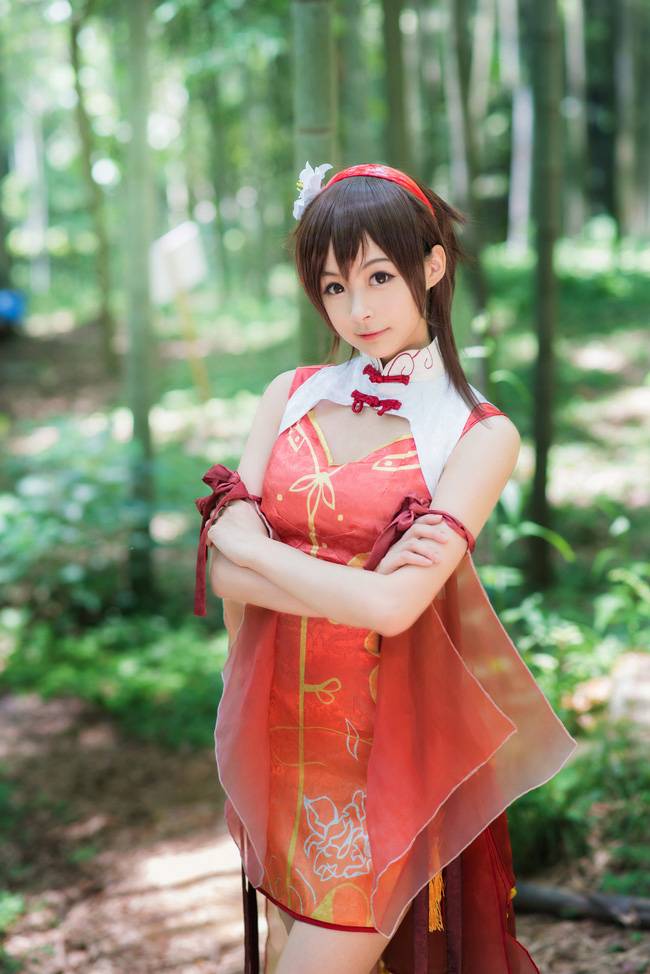 Cosplay福利/VOCALOID 角色:乐正绫 Cn:ECHO丶艾可