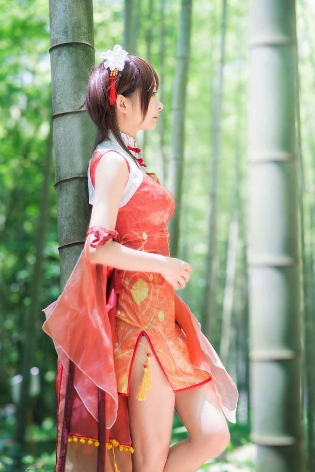 Cosplay福利/VOCALOID 角色:乐正绫 Cn:ECHO丶艾可