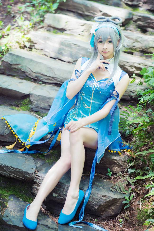 Cosplay福利/VOCALOID 角色:洛天依 Cn:ECHO丶艾可