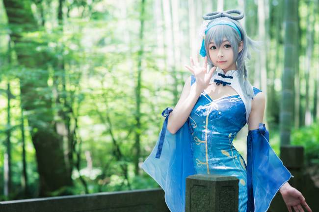 Cosplay福利/VOCALOID 角色:洛天依 Cn:ECHO丶艾可