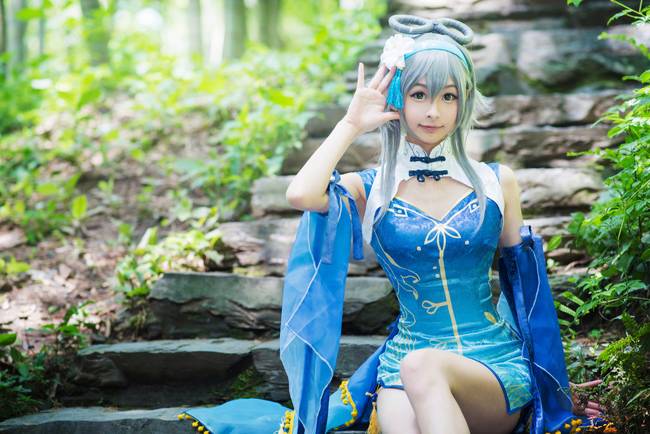 Cosplay福利/VOCALOID 角色:洛天依 Cn:ECHO丶艾可