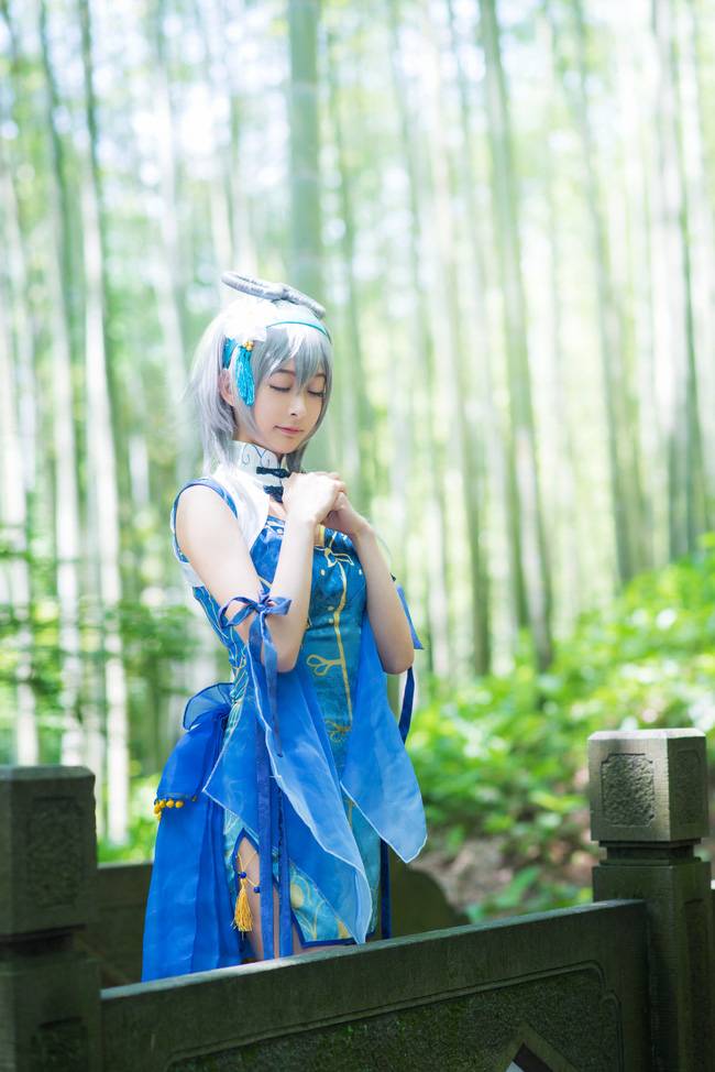 Cosplay福利/VOCALOID 角色:洛天依 Cn:ECHO丶艾可