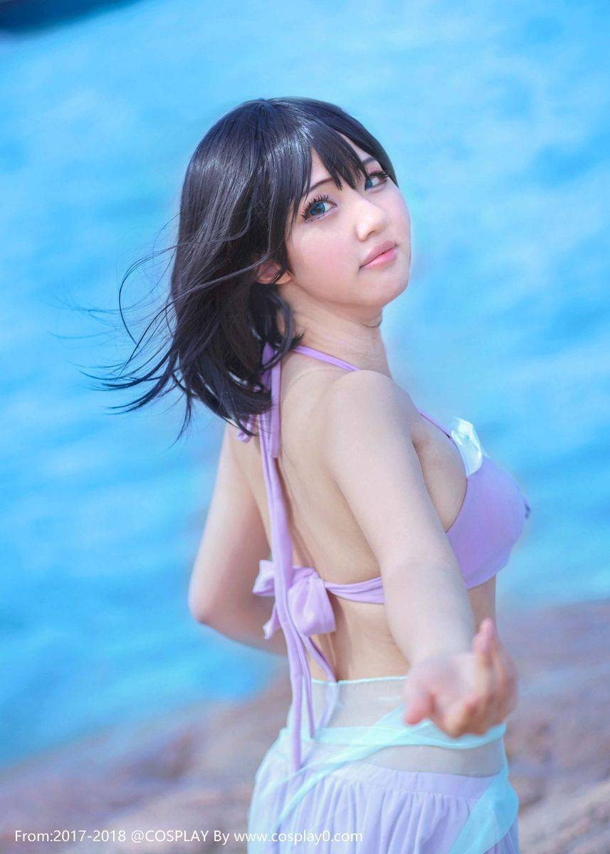 Cosplay福利/妖怪名单 郭双Cos绝对领域萌妹子内衣泳装