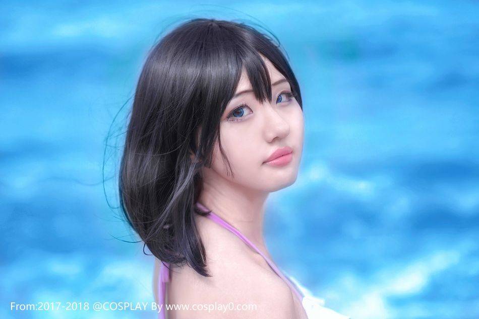 Cosplay福利/妖怪名单 郭双Cos绝对领域萌妹子内衣泳装